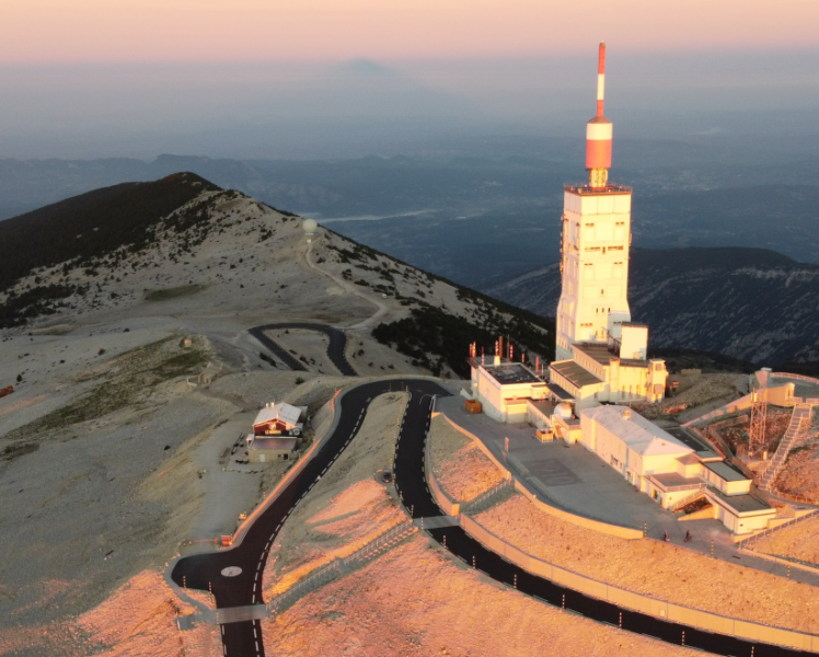 The reorganisation of the summit of Mont Ventoux