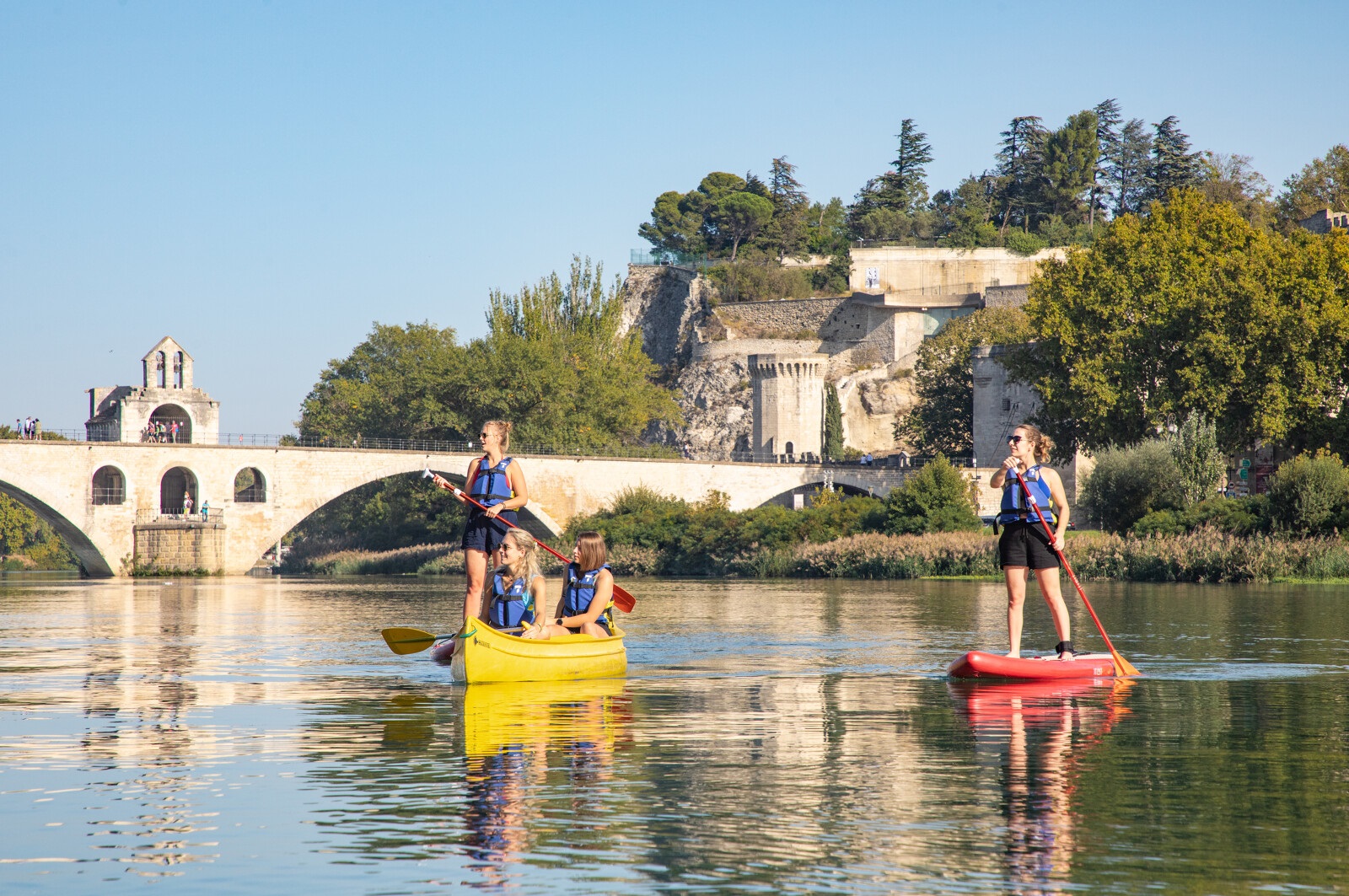 Canoe ou paddle sur le Rhône