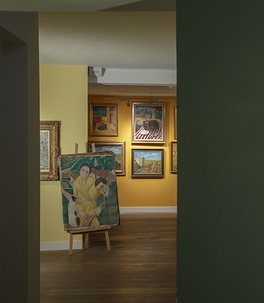 An artistic companionship - Angladon museum